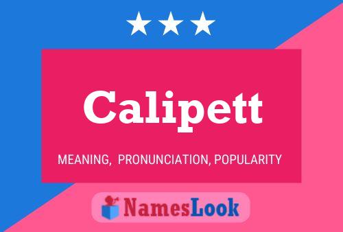 ملصق اسم Calipett