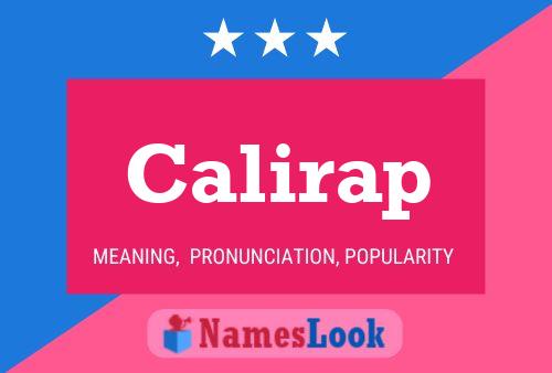 ملصق اسم Calirap