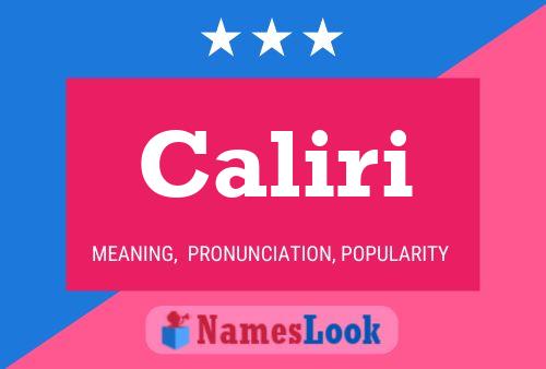 ملصق اسم Caliri