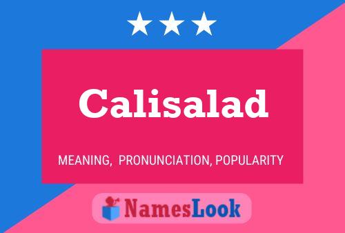 ملصق اسم Calisalad