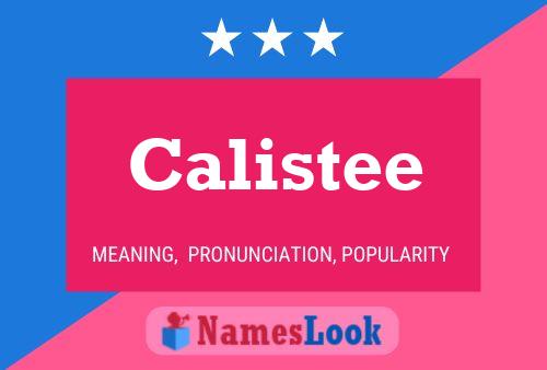 ملصق اسم Calistee