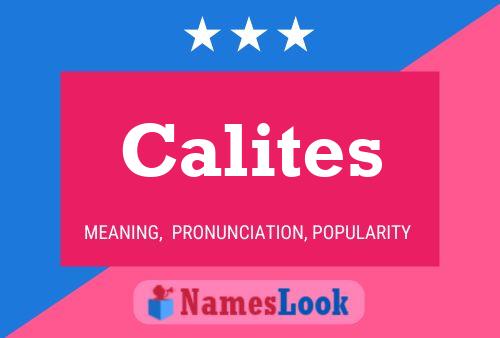 ملصق اسم Calites