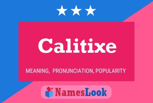 ملصق اسم Calitixe