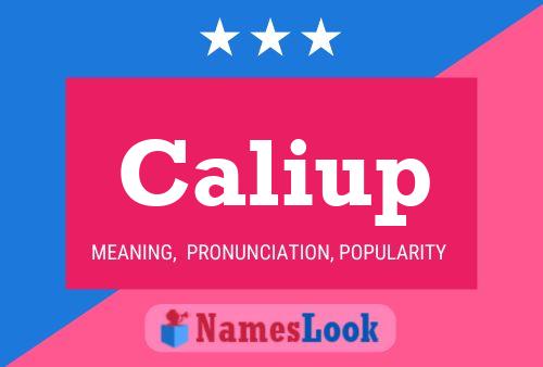 ملصق اسم Caliup