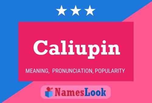 ملصق اسم Caliupin