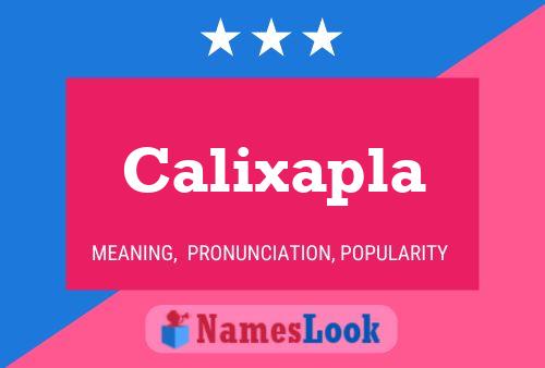 ملصق اسم Calixapla