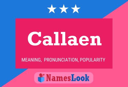 ملصق اسم Callaen