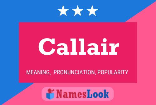 ملصق اسم Callair