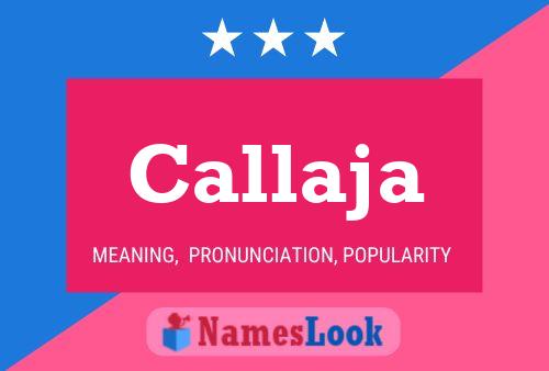 ملصق اسم Callaja