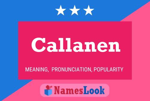 ملصق اسم Callanen