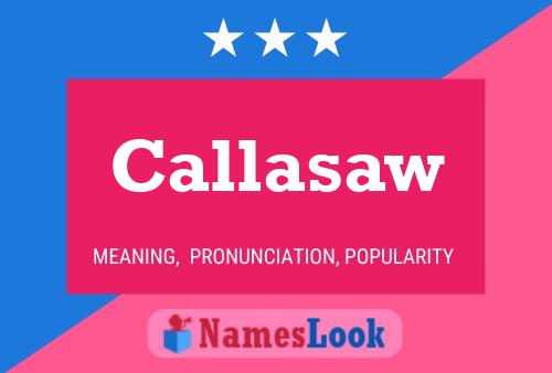 ملصق اسم Callasaw