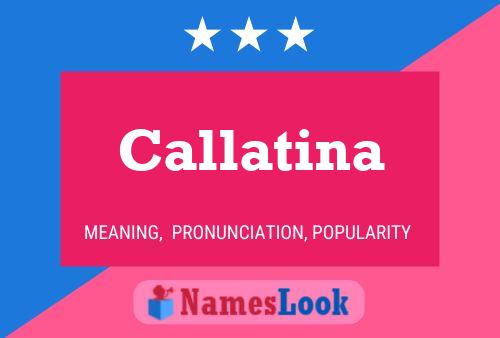 ملصق اسم Callatina