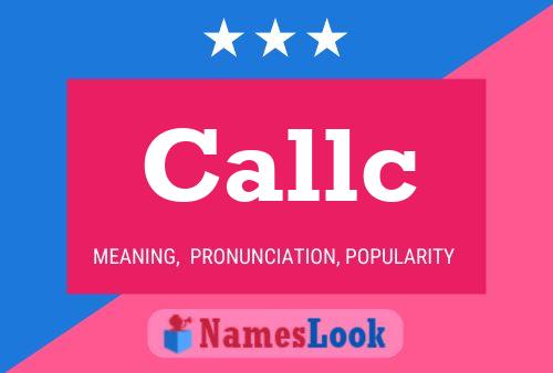 ملصق اسم Callc