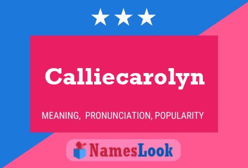 ملصق اسم Calliecarolyn