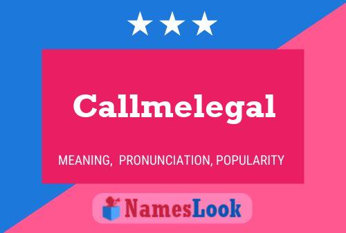 ملصق اسم Callmelegal