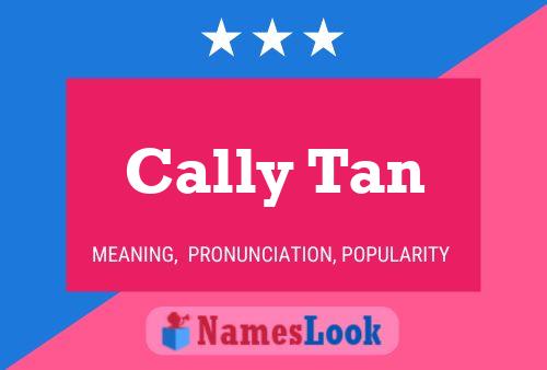 ملصق اسم Cally Tan