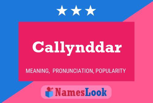 ملصق اسم Callynddar