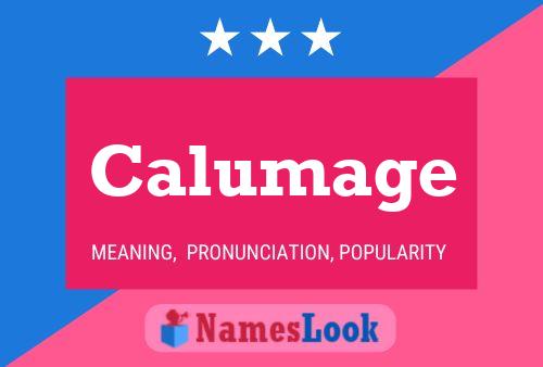 ملصق اسم Calumage