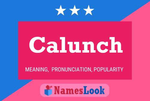 ملصق اسم Calunch