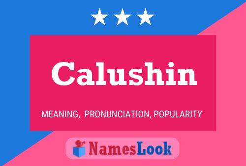 ملصق اسم Calushin