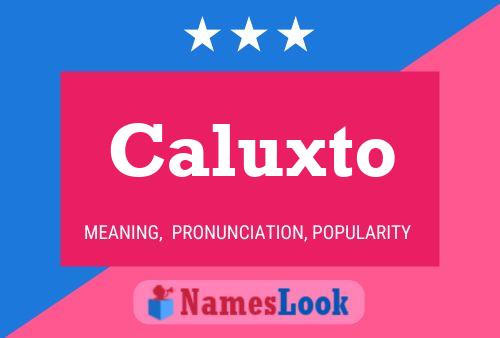 ملصق اسم Caluxto