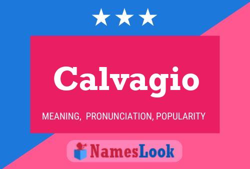 ملصق اسم Calvagio