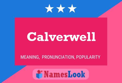 ملصق اسم Calverwell