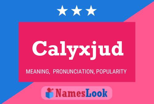 ملصق اسم Calyxjud