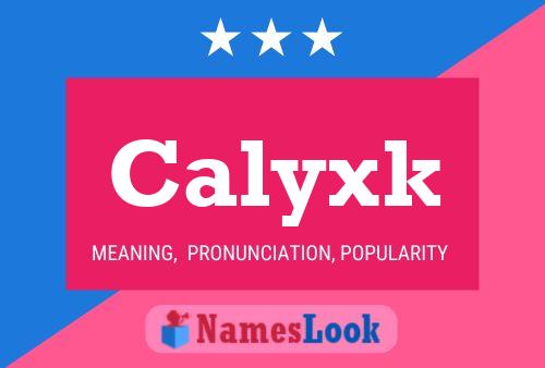 ملصق اسم Calyxk