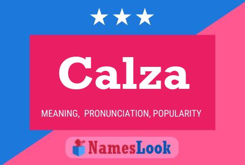 ملصق اسم Calza