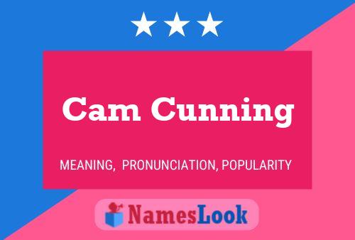 ملصق اسم Cam Cunning