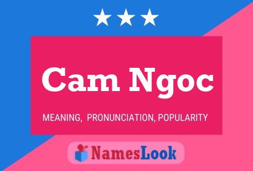 ملصق اسم Cam Ngoc