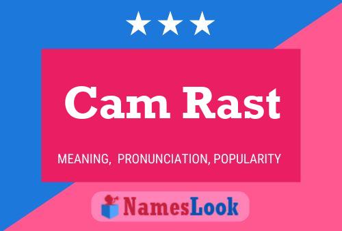 ملصق اسم Cam Rast