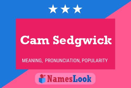 ملصق اسم Cam Sedgwick