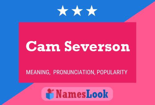 ملصق اسم Cam Severson