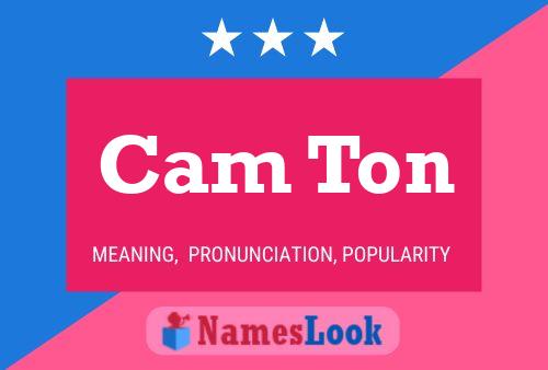 ملصق اسم Cam Ton