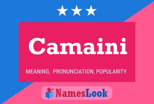 ملصق اسم Camaini