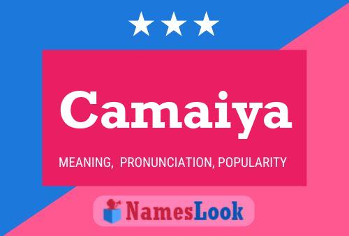 ملصق اسم Camaiya