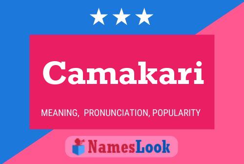 ملصق اسم Camakari