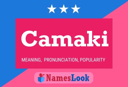 ملصق اسم Camaki