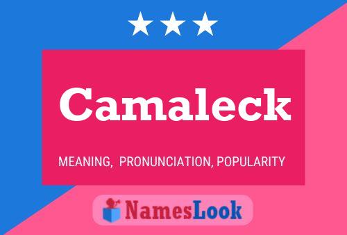 ملصق اسم Camaleck