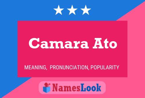 ملصق اسم Camara Ato