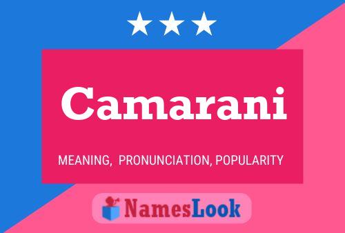 ملصق اسم Camarani