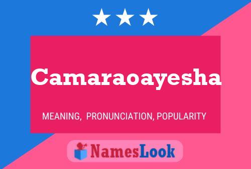 ملصق اسم Camaraoayesha