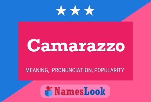 ملصق اسم Camarazzo