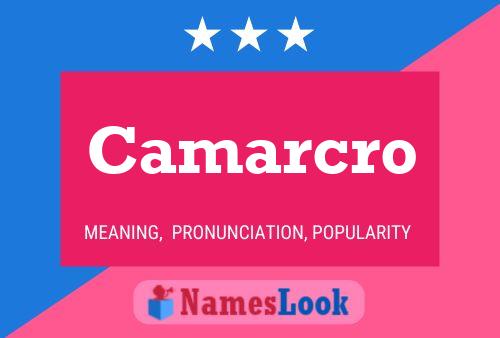 ملصق اسم Camarcro