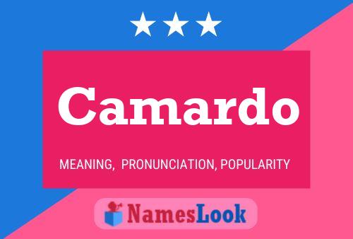 ملصق اسم Camardo