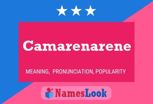 ملصق اسم Camarenarene