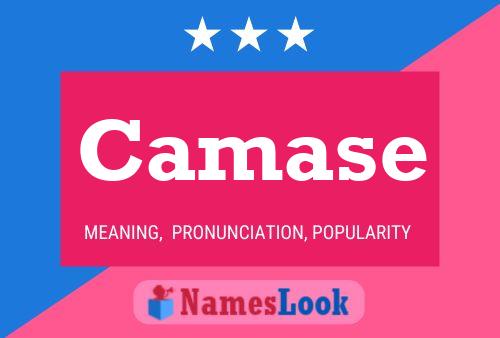 ملصق اسم Camase