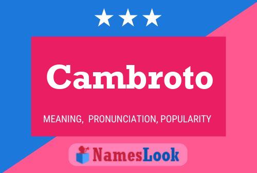 ملصق اسم Cambroto